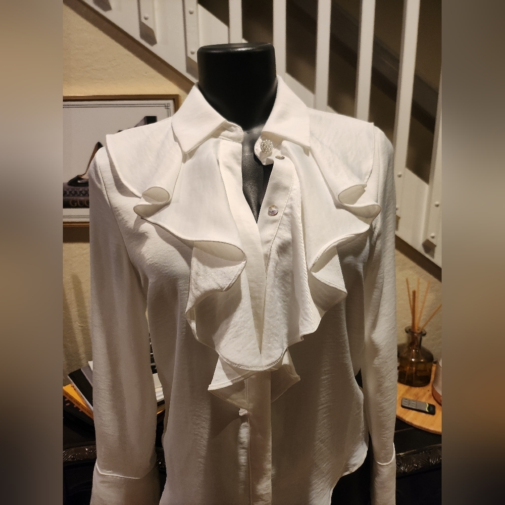 Zara satin Blouse size XS - Picture 2 of 6